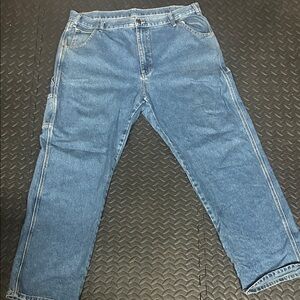 Dickies Men's Relaxed Fit Jeans in Light Blue